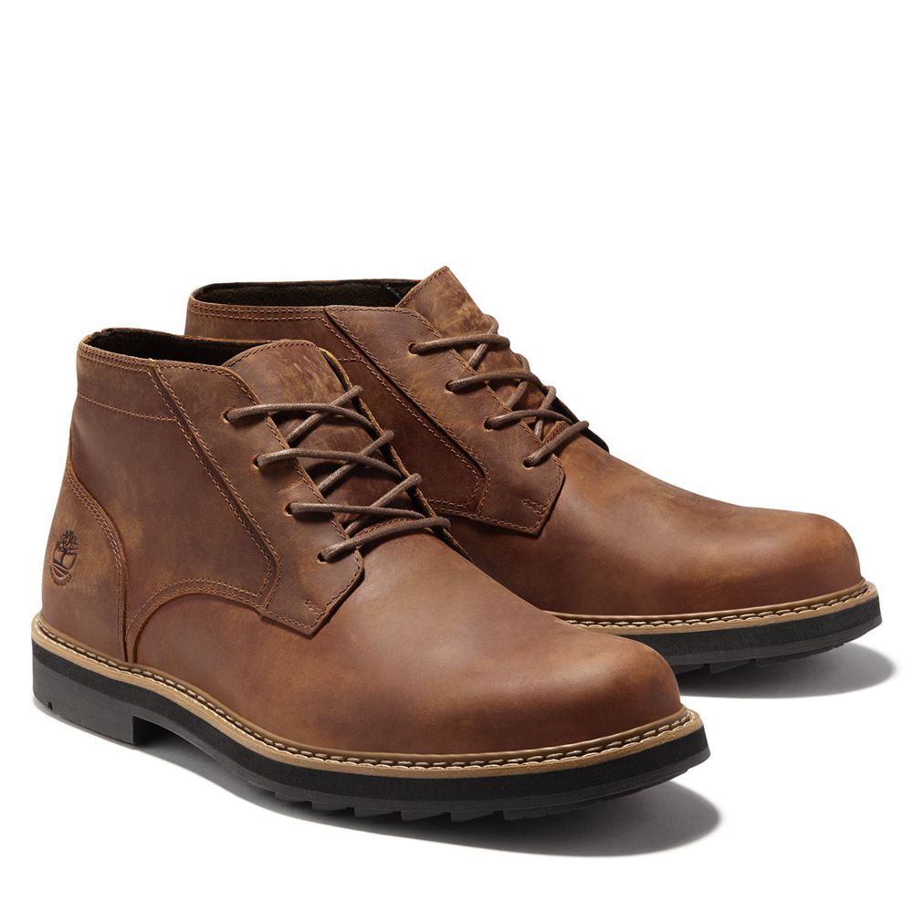 Botas de Seguridad Timberland Argentina Hombre - Squall Canyon Waterproof - Marrones - INZCVQ-258